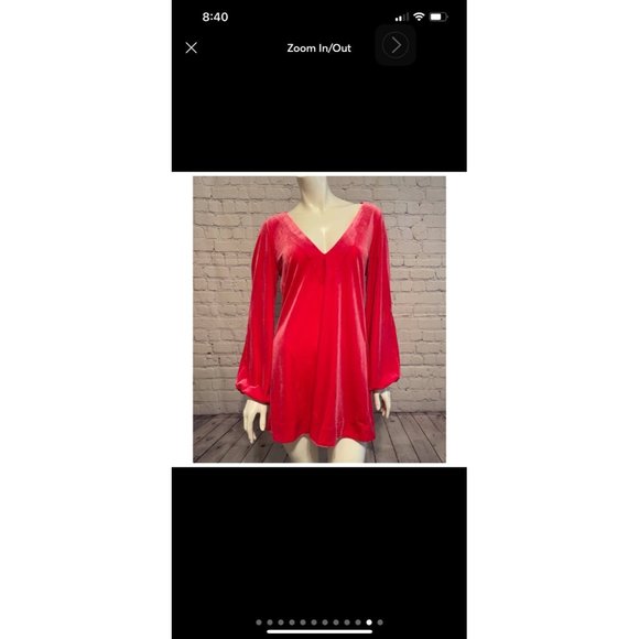 Free People MISHA VELVET MINIDRESS XSMALL - Picture 11 of 12